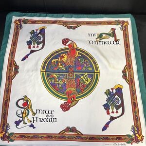 Vintage Multicolor Celtic Design Scarf